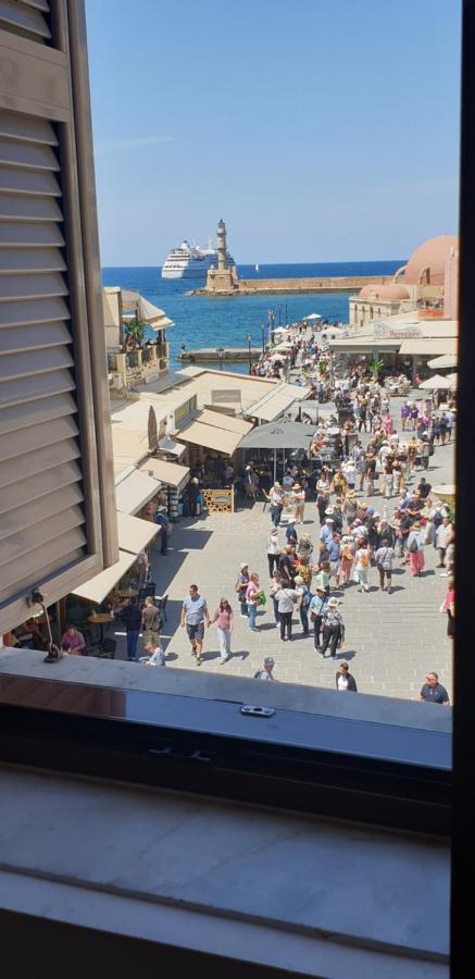 Pia Rooms Chrissi Akti Chania Exterior foto